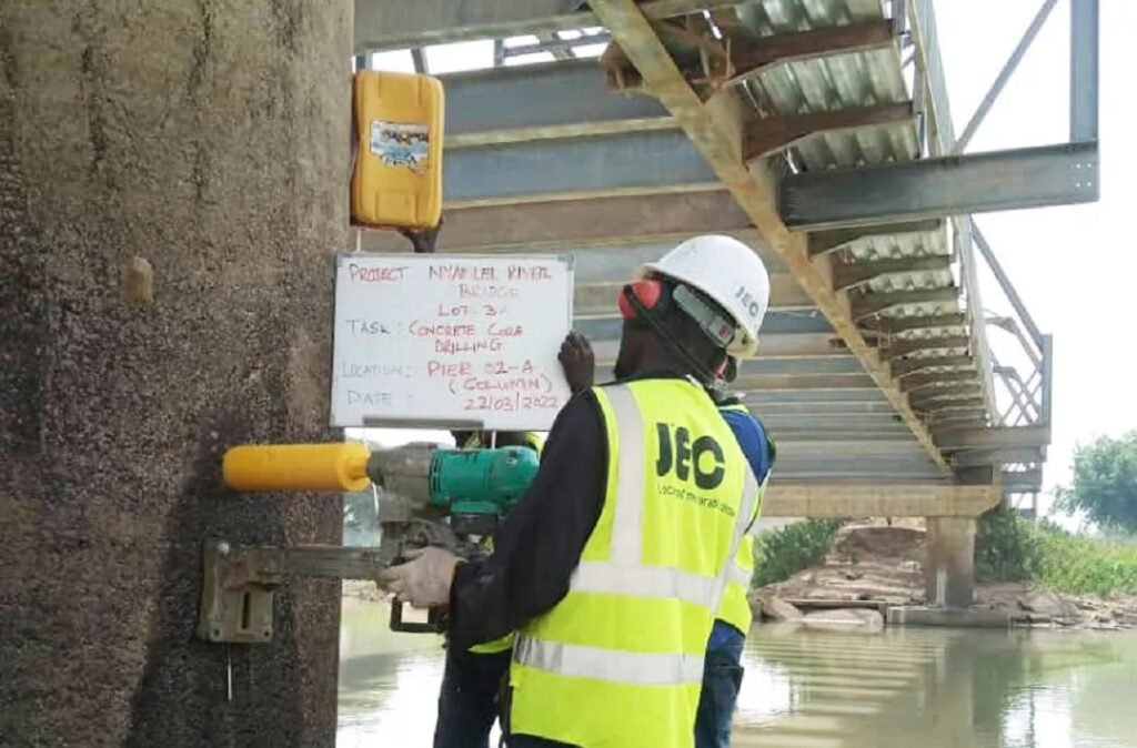 unops south sudan consultancy services for concrete core structural assessment at nyamlel bridge